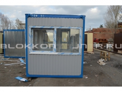Блок-контейнер 4м, проходная, г.Ставрополь в Волжском